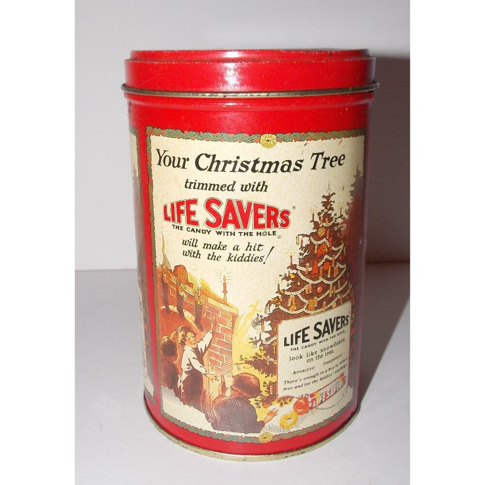 Vintage Life Savers Holiday Keepsake Tin 1988 6in Limited Edition Christmas Tree